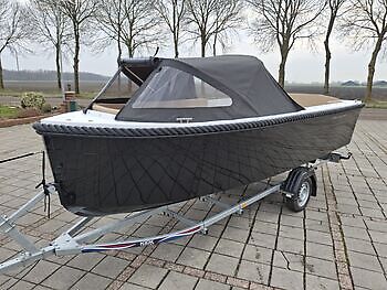 Oldambtsloep 490XL + Tohatsu MFS20 + Kick trailer Watersport Reinders Beerta